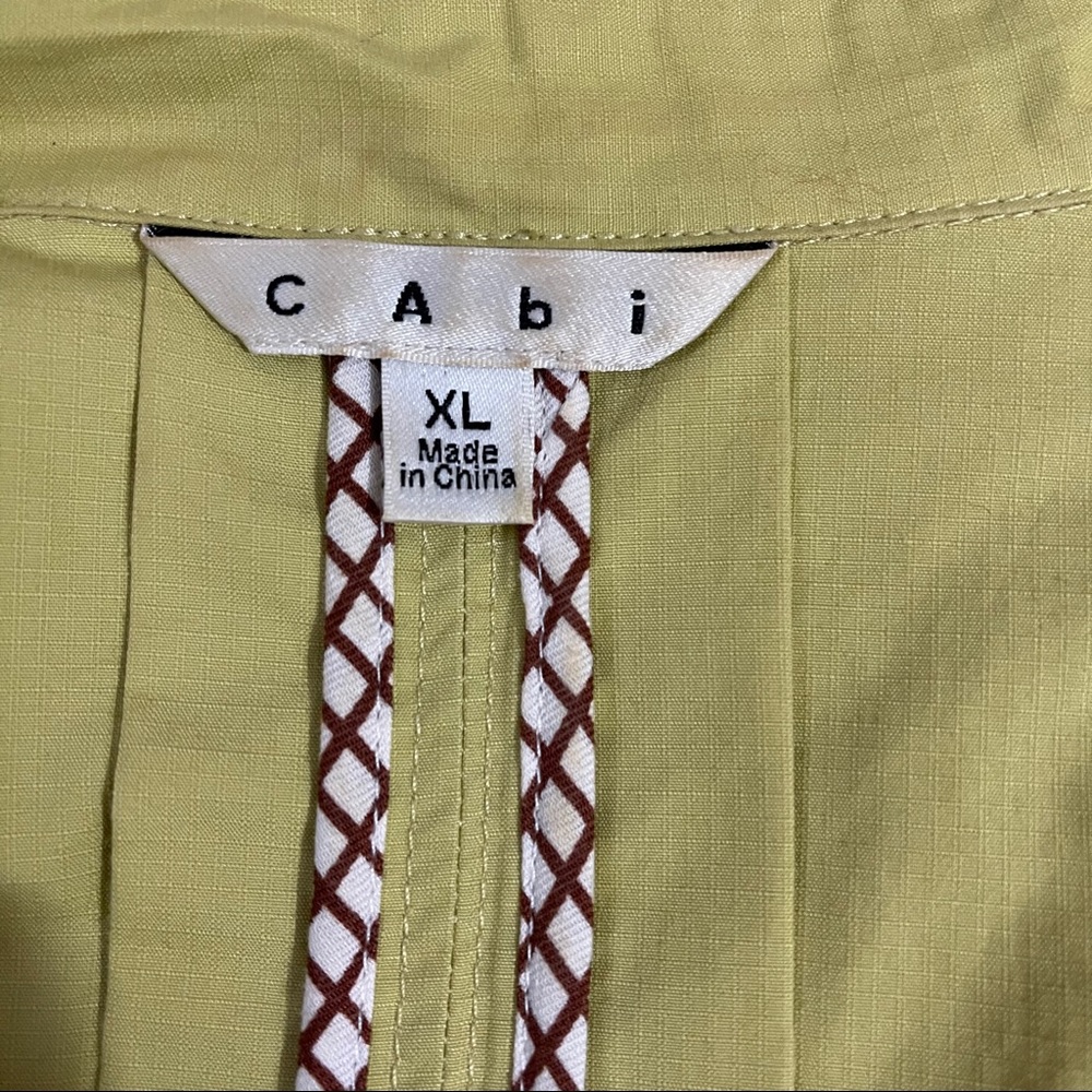Cabi Safari Short Sleeve Trench Coat Style 390 - Picture 6 of 8
